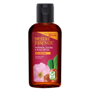 Desert Essence Moringa, Jojoba & Rose Hip Oil, 2 fl oz (60 ml)