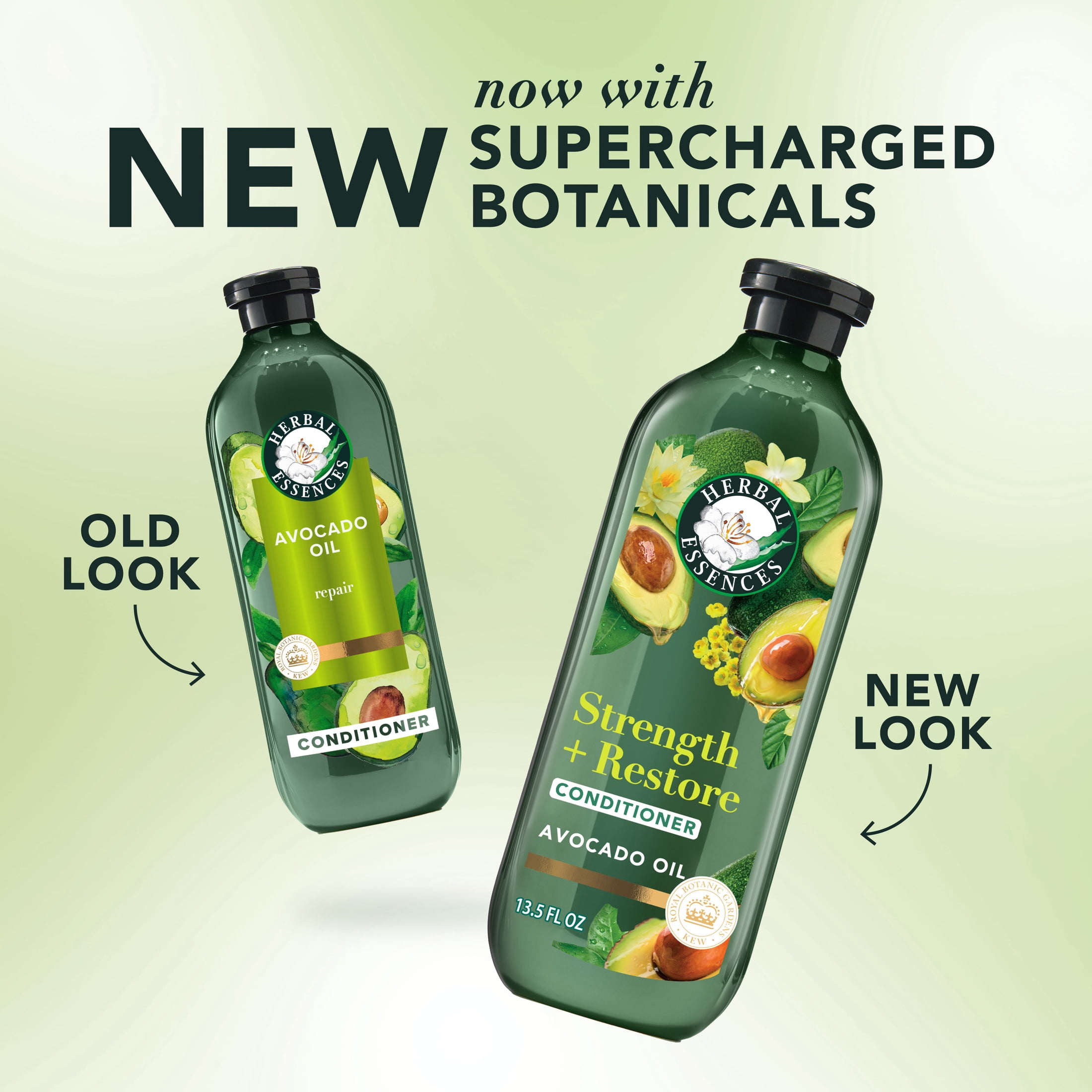 Herbal Essences Strength + Restore Avocado Sulfate-Free Conditioner, 13.5 fl oz - Image 3