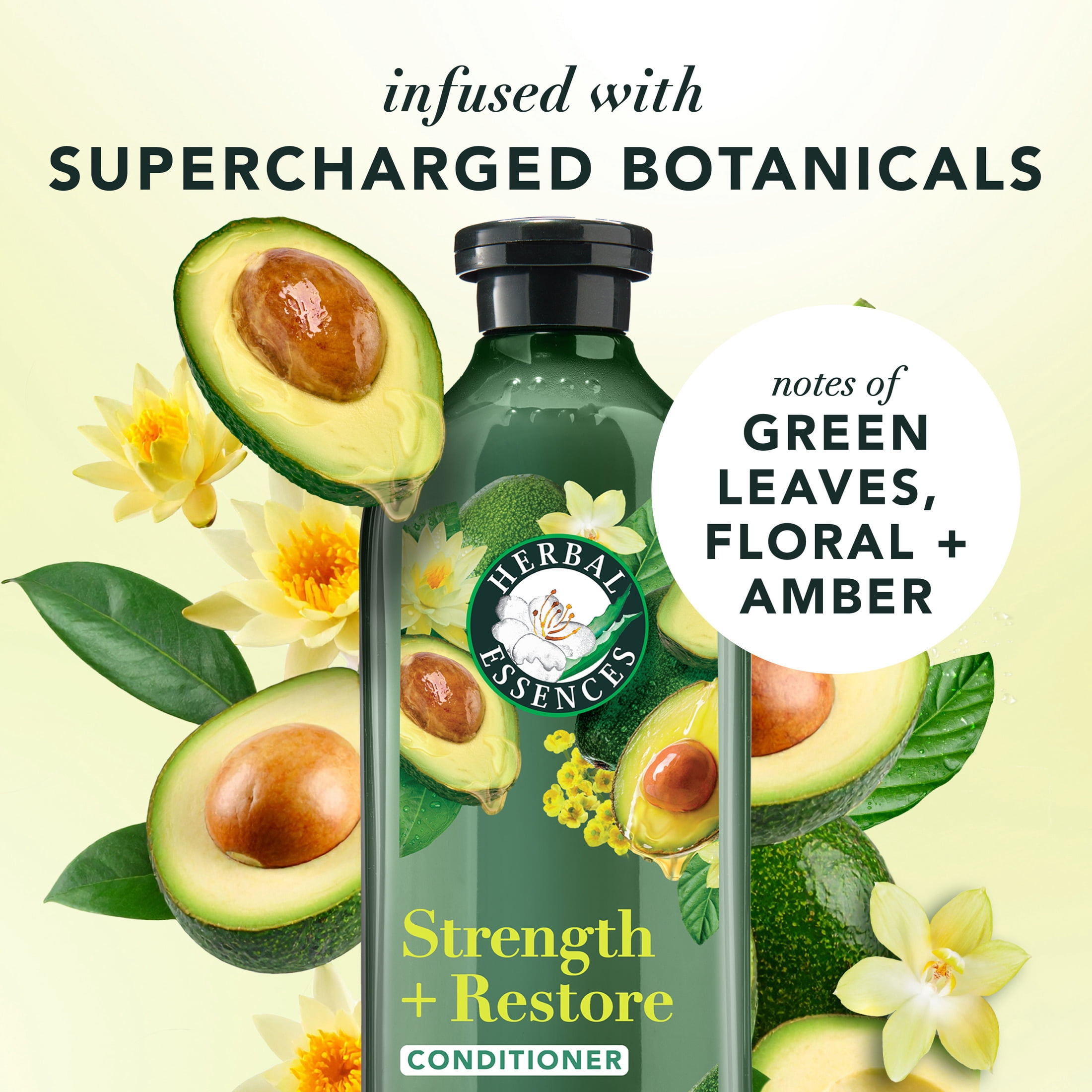 Herbal Essences Strength + Restore Avocado Sulfate-Free Conditioner, 13.5 fl oz - Image 5