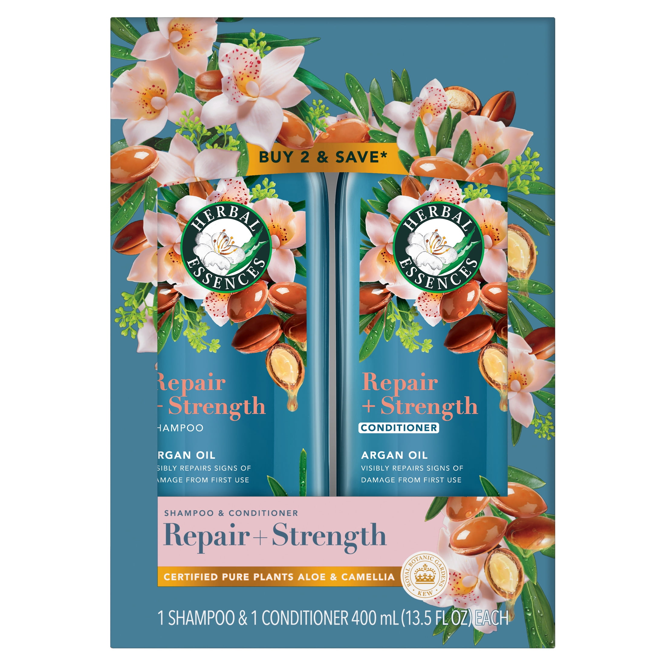Herbal Essences Argan Repair Shampoo and Conditioner, 13.5 fl oz Each - Image 10