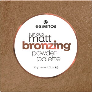 essence Sun Club Matt Bronzing Powder Palette, 10 Better Than Vacation Tan, 4 Shades