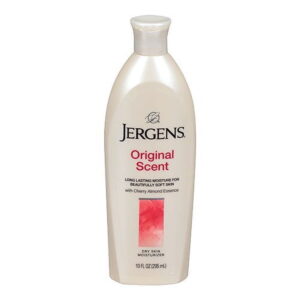 Jergens Original Scent Dry Skin Moisturizer with Cherry Almond Essence 10 oz (Pack of 3)