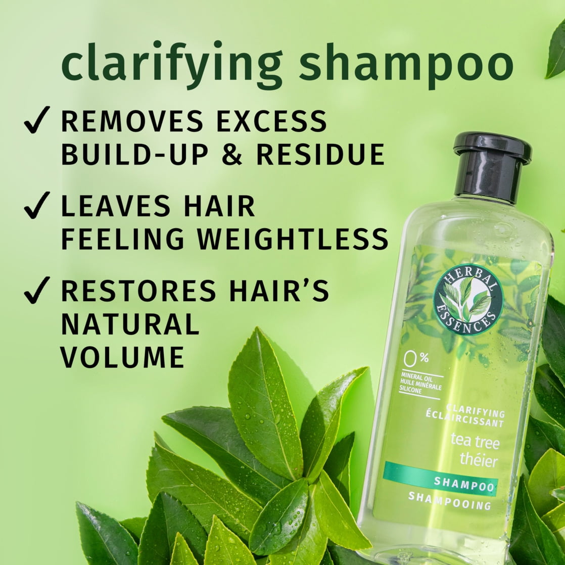 Herbal Essences Classics Clarifying Tea Tree Shampoo 13.5 fl oz - Image 2
