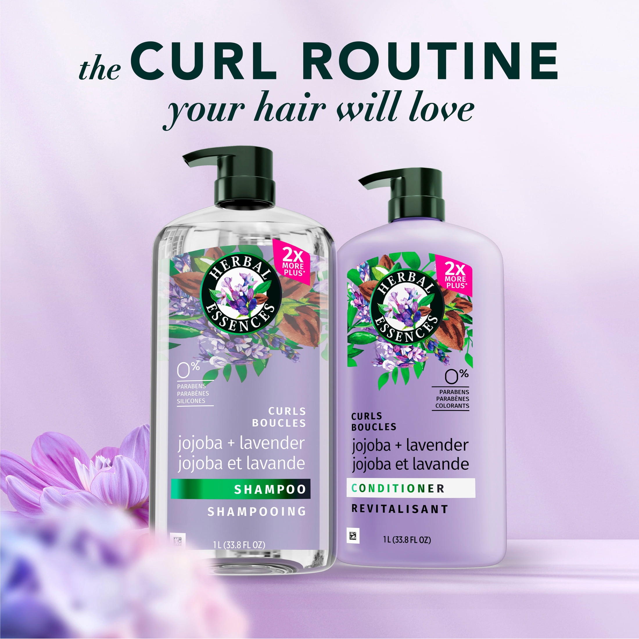 Herbal Essences Jojoba Oil and Lavender Curls Shampoo, 33.8 fl oz - Image 8