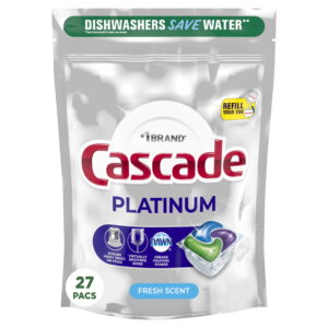 Cascade Auto Dishwashing Pouch with Liquid & Powder Fresh Scent