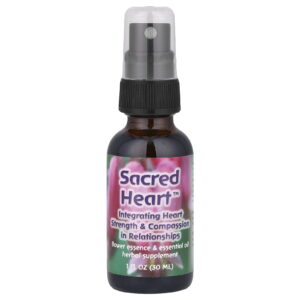 Flower Essence Services Sacred Heart, Flower Essence & Essential Oil, 1 fl oz (30 ml)