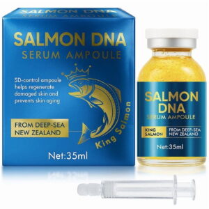 Salmon DNA anti-aging essence ampoule bottle -35ml, repair skin, glow, mild and non irritating, support day and night use