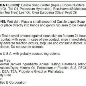 Desert Essence Castile Liquid Soap, 32 fl oz (946 ml)