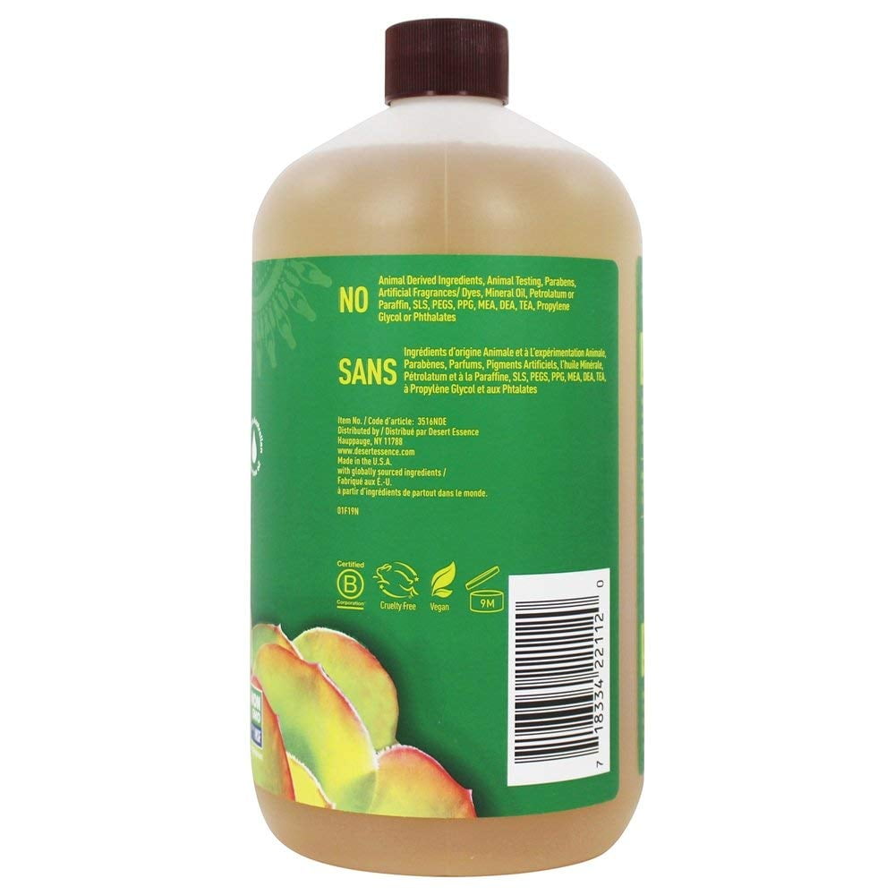 Desert Essence Castile Liquid Soap, 32 fl oz (946 ml) - Image 2