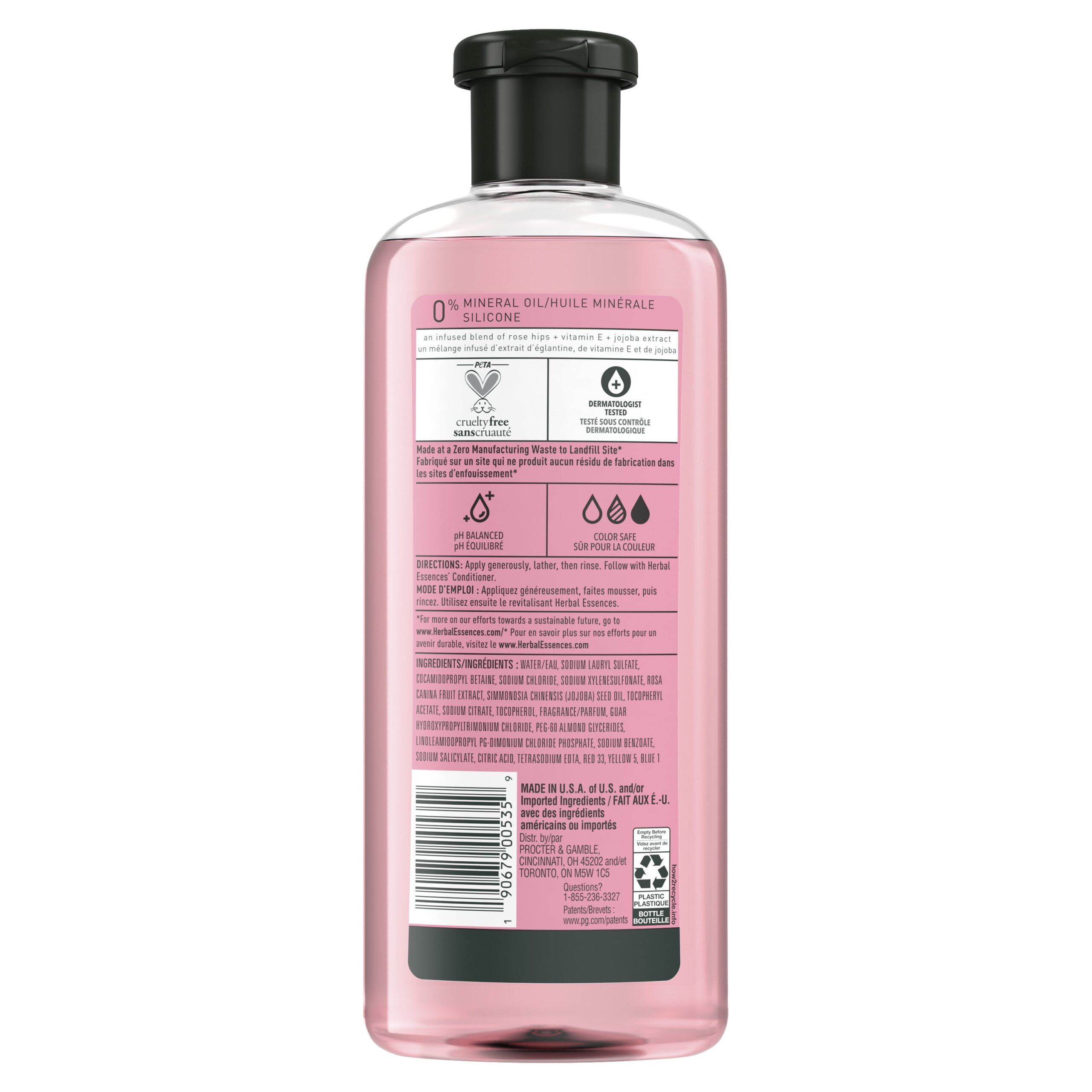 Herbal Essences Rose Hips Smooth Shampoo, All Hair Types, 13.5 fl oz - Image 10