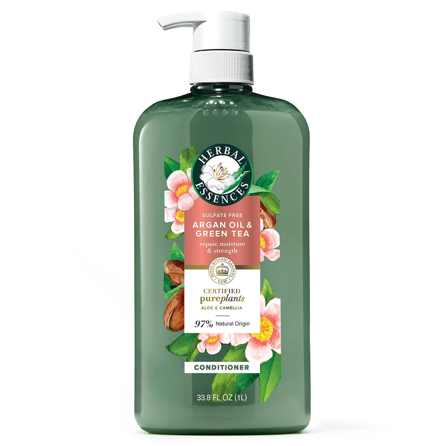 Herbal Essences Argan Oil and Green Tea Sulfate-Free Conditioner (33.8 Fl Oz) - Image 4