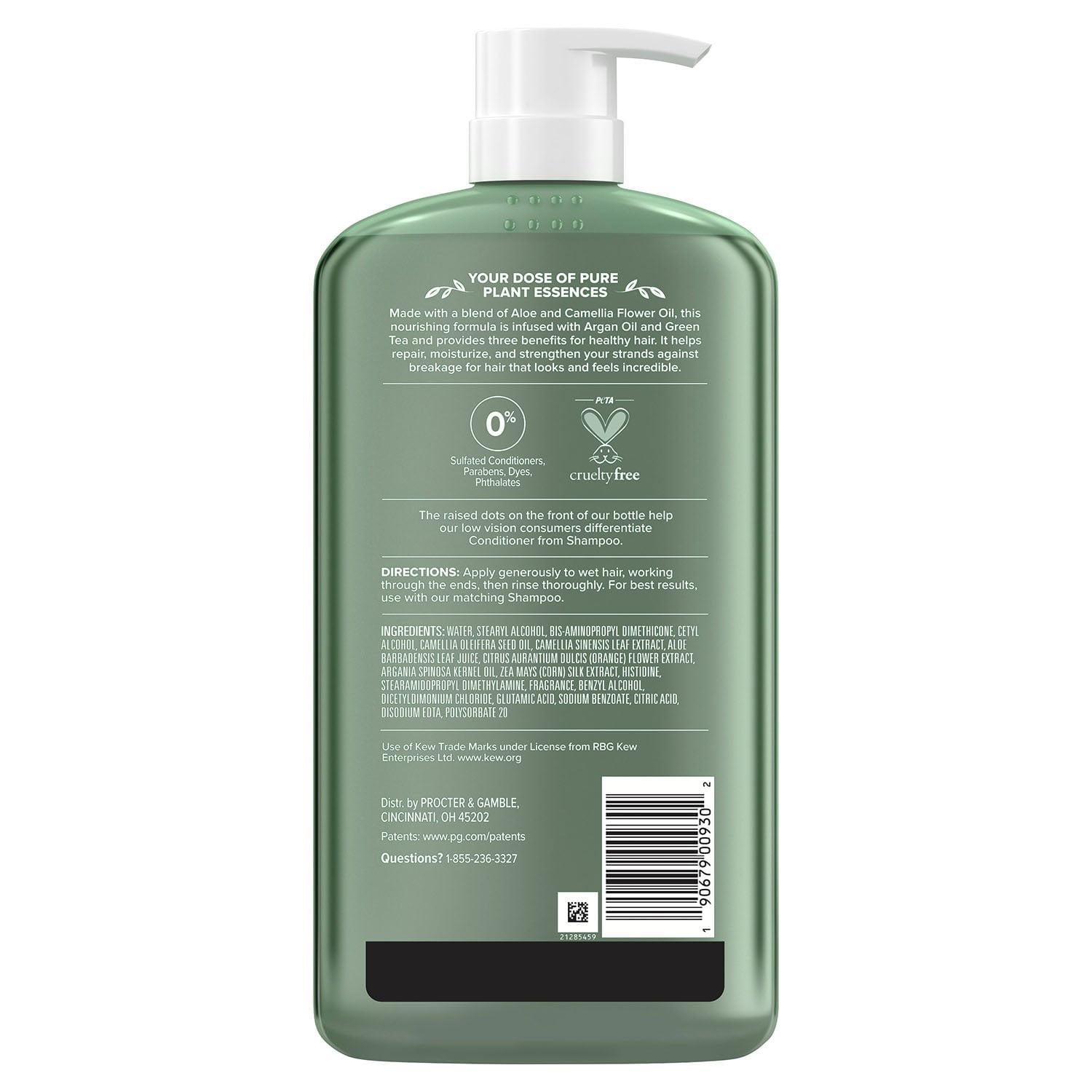 Herbal Essences Argan Oil and Green Tea Sulfate-Free Conditioner (33.8 Fl Oz) - Image 5