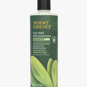 Desert Essence Tea Tree Replenishing Shampoo with Peppermint and Yucca, 12.7 fl oz (375 ml)