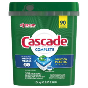 Cascade Complete Dishwasher Detergent Actionpacs, 90 Count