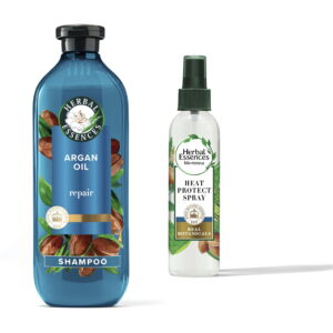 Herbal Essences Argan Oil Paraben Free Shampoo & Sulfate-Free Heat Protect Spray Set
