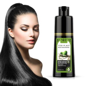 Natural Black Hair Dye Shampoo Fast Instant Magic 3 in 1 Hair Dye Shampoo 250ml Plant Essence Permanent Black Hair Color Dye Shampoo For Women Men Cover Gray White Hair