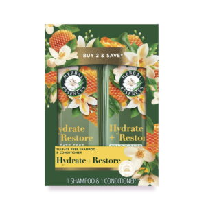 Herbal Essences Honey Shampoo & Conditioner Dual Pack for Nourished & Healthy Hair, 13.5 fl. oz. Each