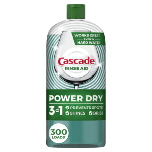 Cascade Platinum Power Dry Dishwasher Rinse Aid, 30.5 fl oz